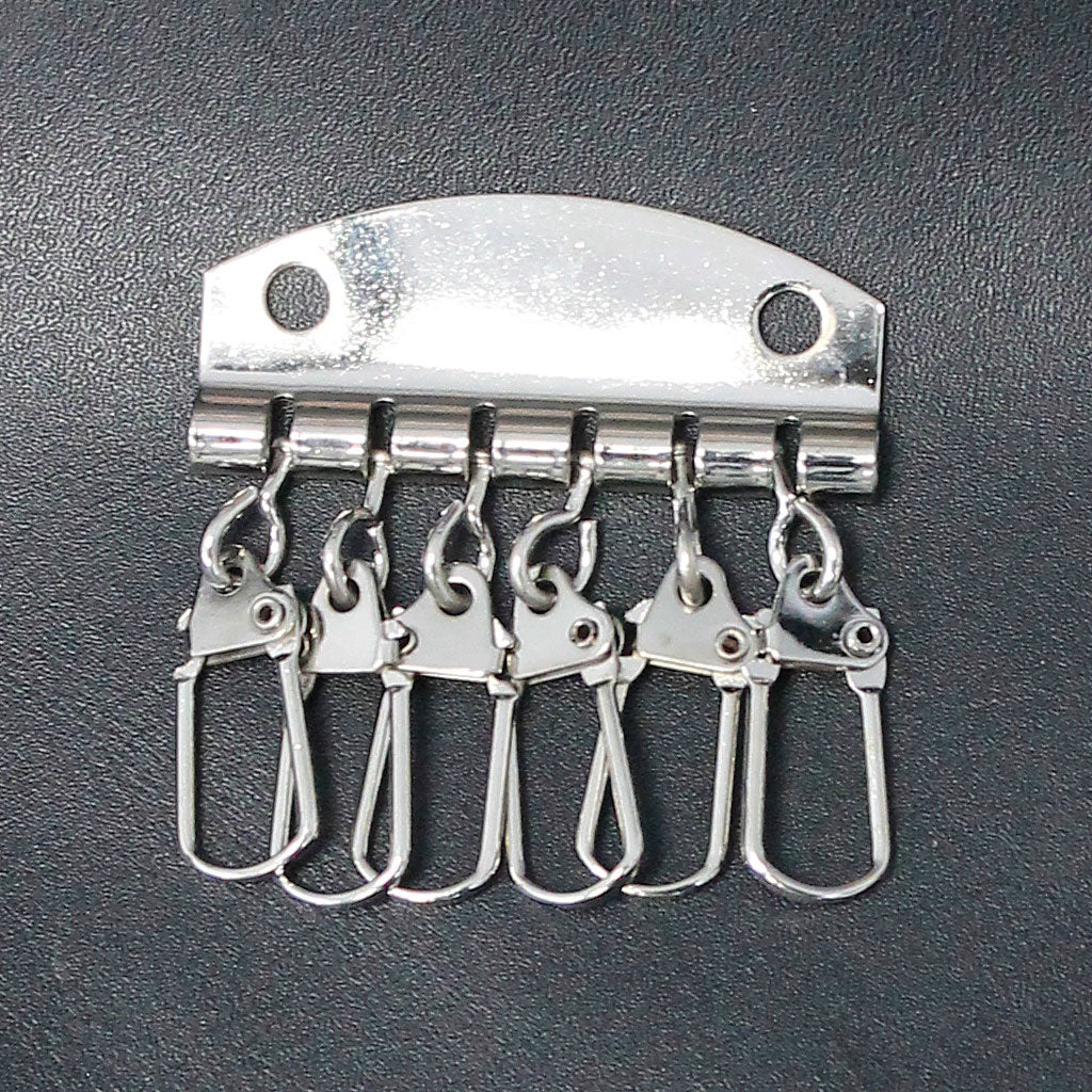 20 pcs Nickel Silver Key Case 6 Hook Plates #ZKEY5432S - Image 3